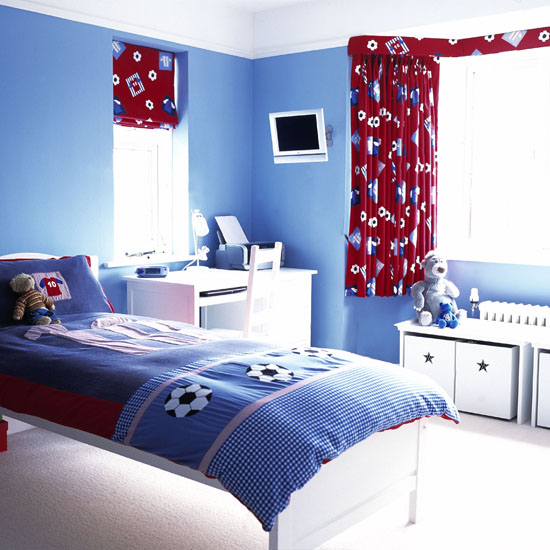 boys football bedroom